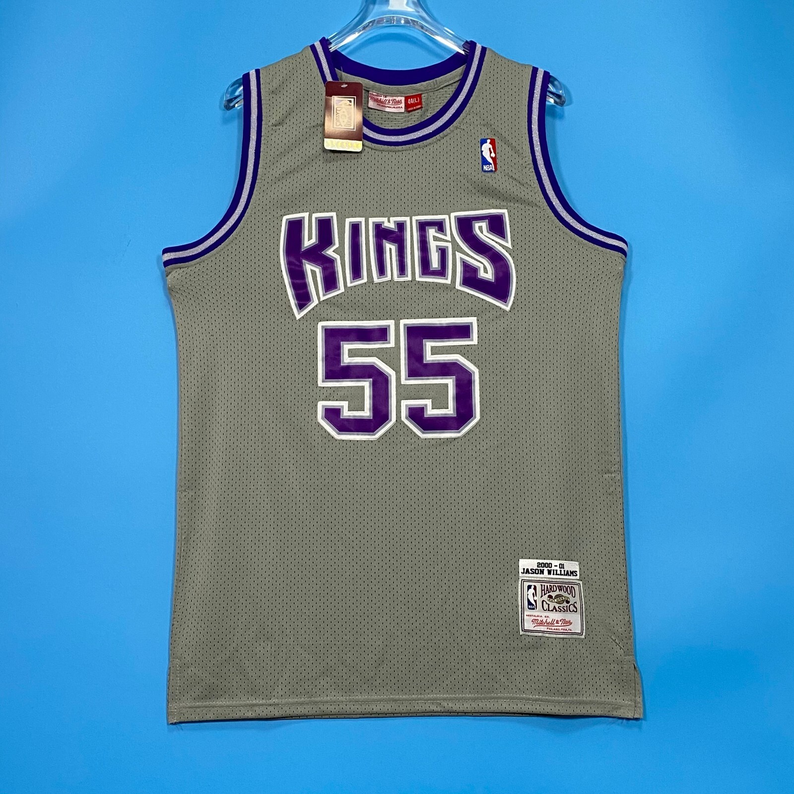 Jason Williams#55 00-01 Season Basketball Jersey Adult Jersey Sewn New S-2XL