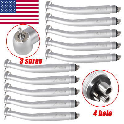 USA Shipping 10x NSK Pana Style Triple Spray Dental High Speed Handpiece 4 Holes