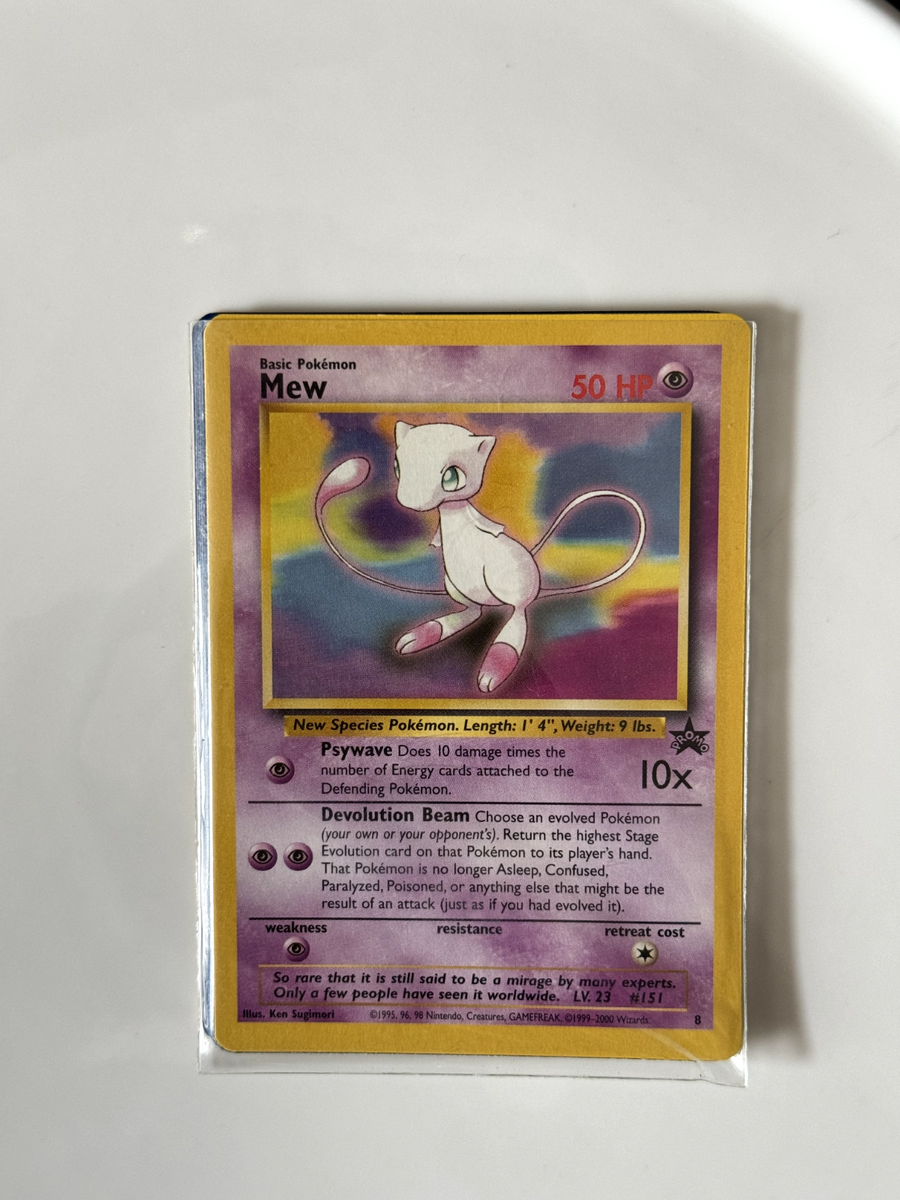 Pokemon Card - Mew #8 WoTC Black Star Promo - Mint Condition!! | eBay
