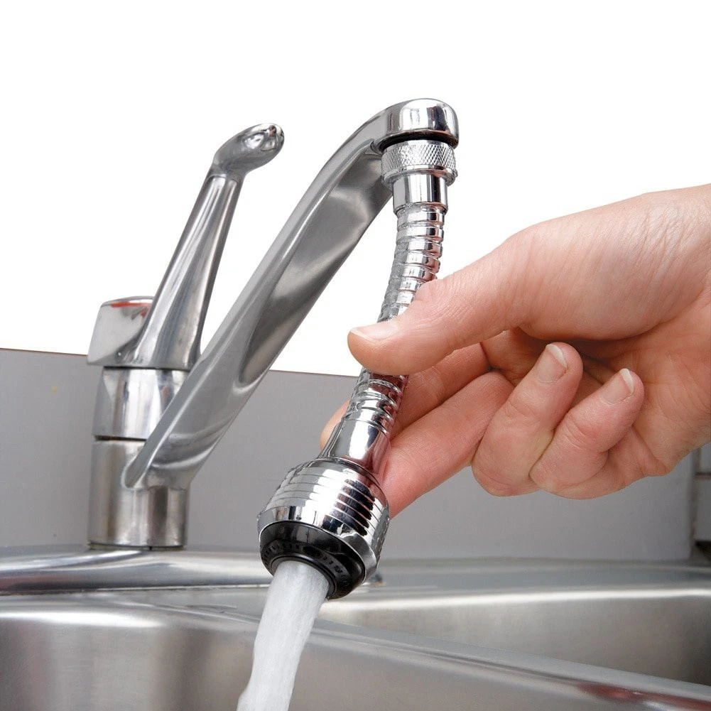 Plastic Faucet Extender Sprayer Sink Spray Kitchen Tap Head Water