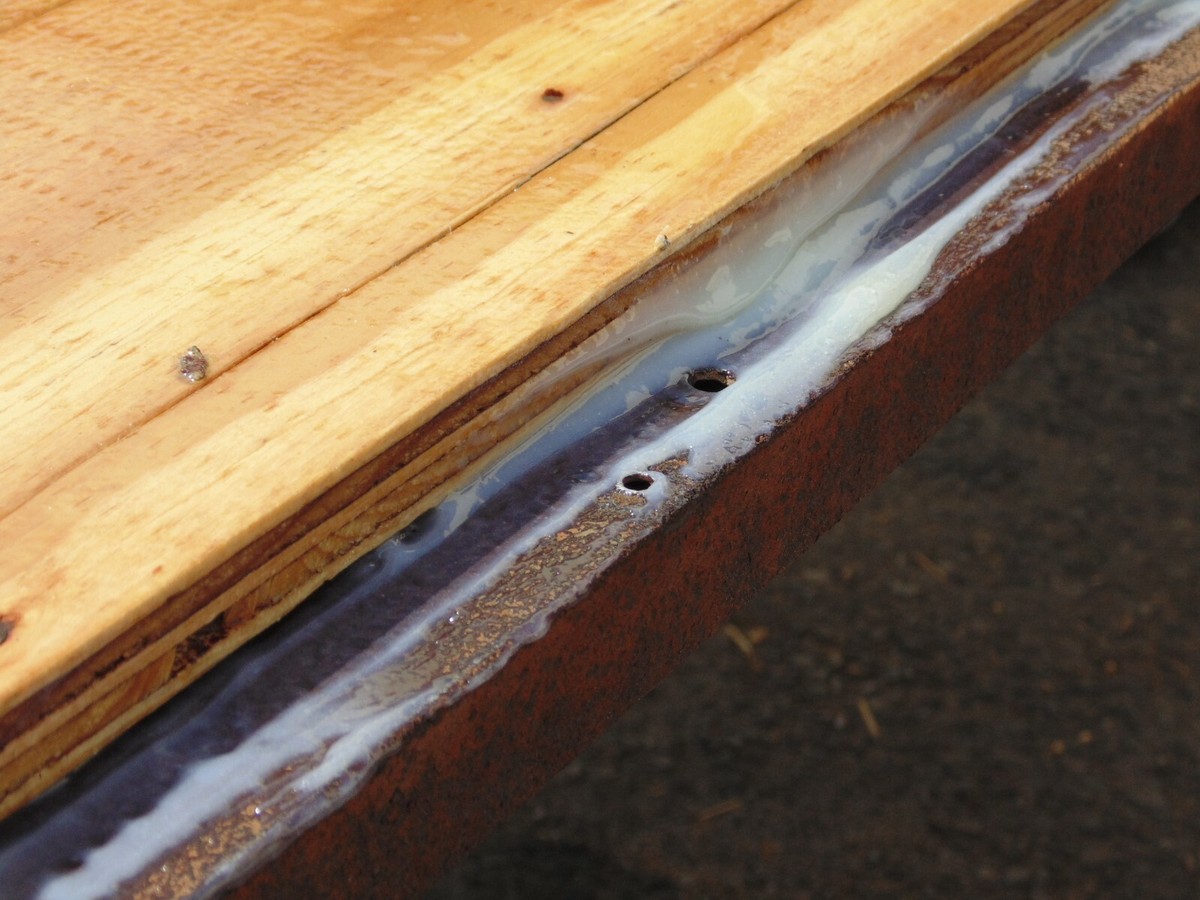 MARINE GRADE EPOXY GLUE NON-FLOWING VERY STRONG 4 CRACK REPAIR - Foto 4