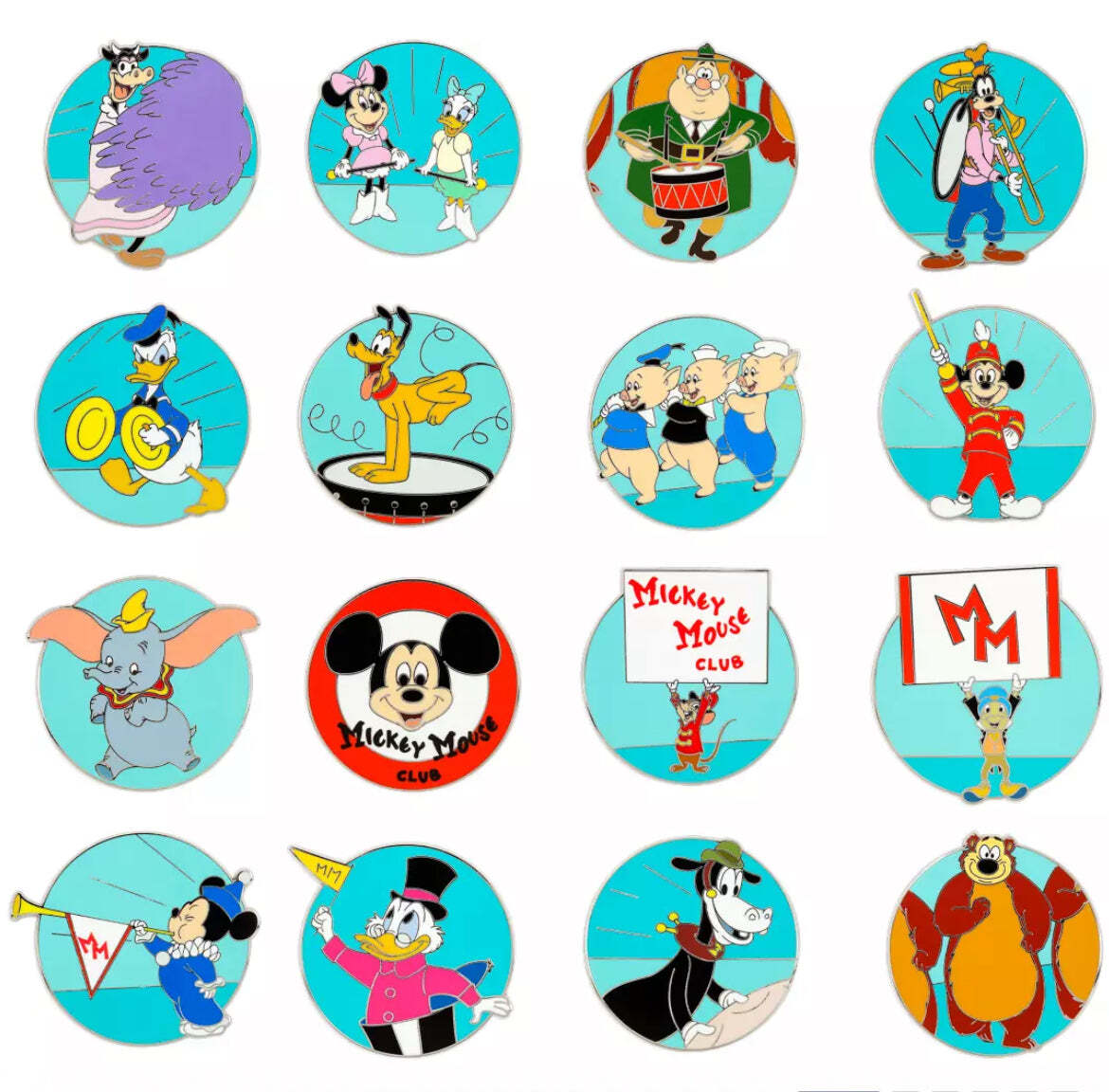Disney Mickey Mouse Club Mystery Pins – YOU CHOOSE – FUNAAB Zoo Park