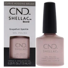CND Shellac Gel Polish Grapefruit Sparkle 0.25oz