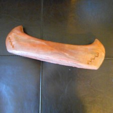 VINTAGE RESIN INDIAN CANOE