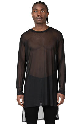 KILLSTAR Langarm Top - Malik's Malice durchsichtig mesh Unisex gothic