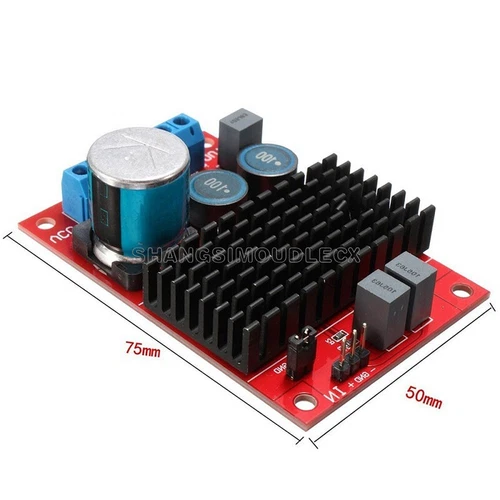 DC 12V-24V TPA3116 Mono Channel Digital Power Audio Amplifier Board BTL Out 100W