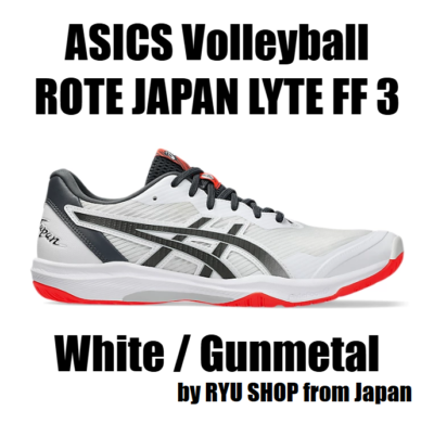 ASICS Volleyball Shoes ROTE JAPAN LYTE FF 3 1053A054.104 White
