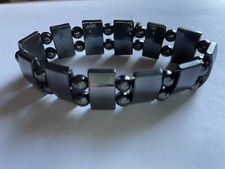 Magnetic Hematite Bracelet Pain Relief Energy Powerfull Elastic G2