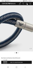Image of Armani Mens Bracelet Brand New 