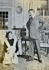 1910 Vintage Illustration Actors John Drew and Mary Boland