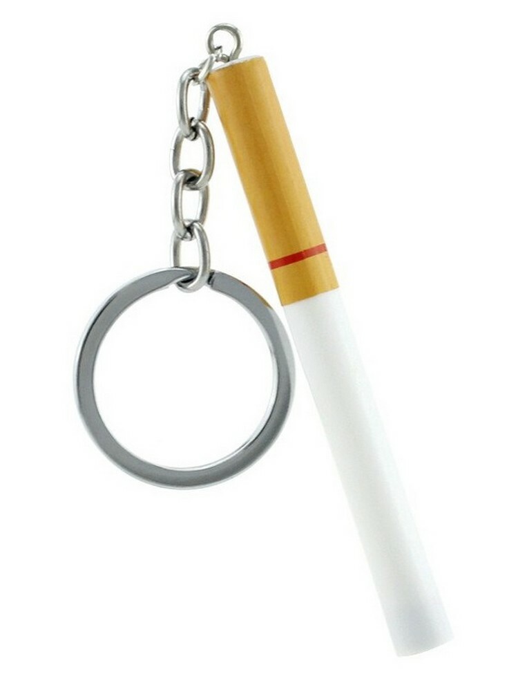 cigarette keychain Steel and Plastic Imitation Cigarette Keychain