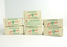 Lot of 7 Vintage Sylvania No. 0 Super Flash Flashbulbs 