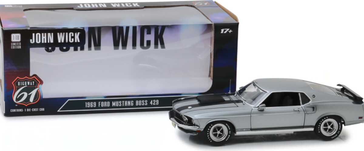 ミニカー JOHN WICK 1969 Ford Mustang BOOS 429 1969 Ford Mustang BOSS 429 John Wick Bespoke Collection 1:12