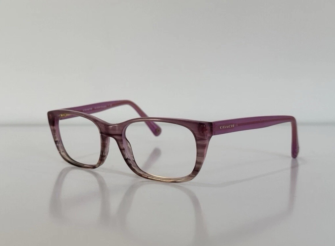 Coach HC 6048 5186 Georgie Square Berry Horn Eyeglasses Optical Frame 53-17-135