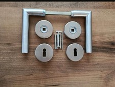 Hoppe Türgriff Amsterdam Rosette Edelstahl matt OS Türdrücker Türbeschlag BB