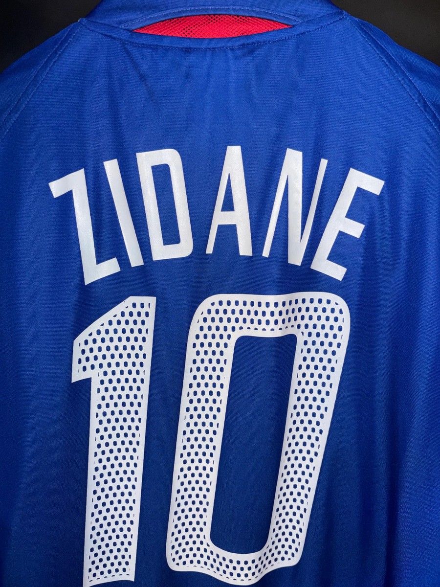 FRANCE ZIDANE 2004-2005 ORIGINAL JERSEY Size L | eBay