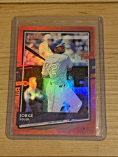 Jorge Soler 2020 Panini Donruss #202  Pink Foil Royals Braves Angels