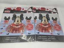 Disney Mickey Mouse 23 Piece Birthday Party Table Decorating Kit Lot Of 2 Kits