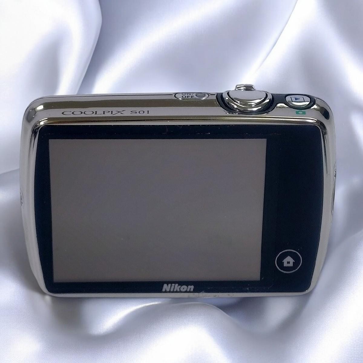 EXC+5] Nikon COOLPIX S01 Silver 10.1MP Digital Camera English