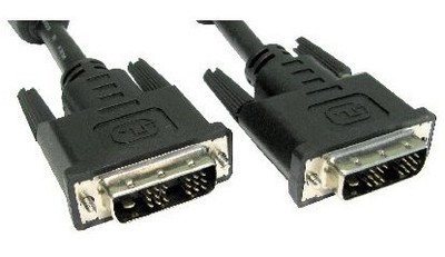 Cables Direct 2m DVI-D m/m DVI Kabel schwarz