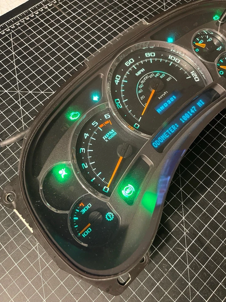 GMC SIERRA 1500 1999 cuadro de instrumentos servicio de reparación completo Foto 3 de 4