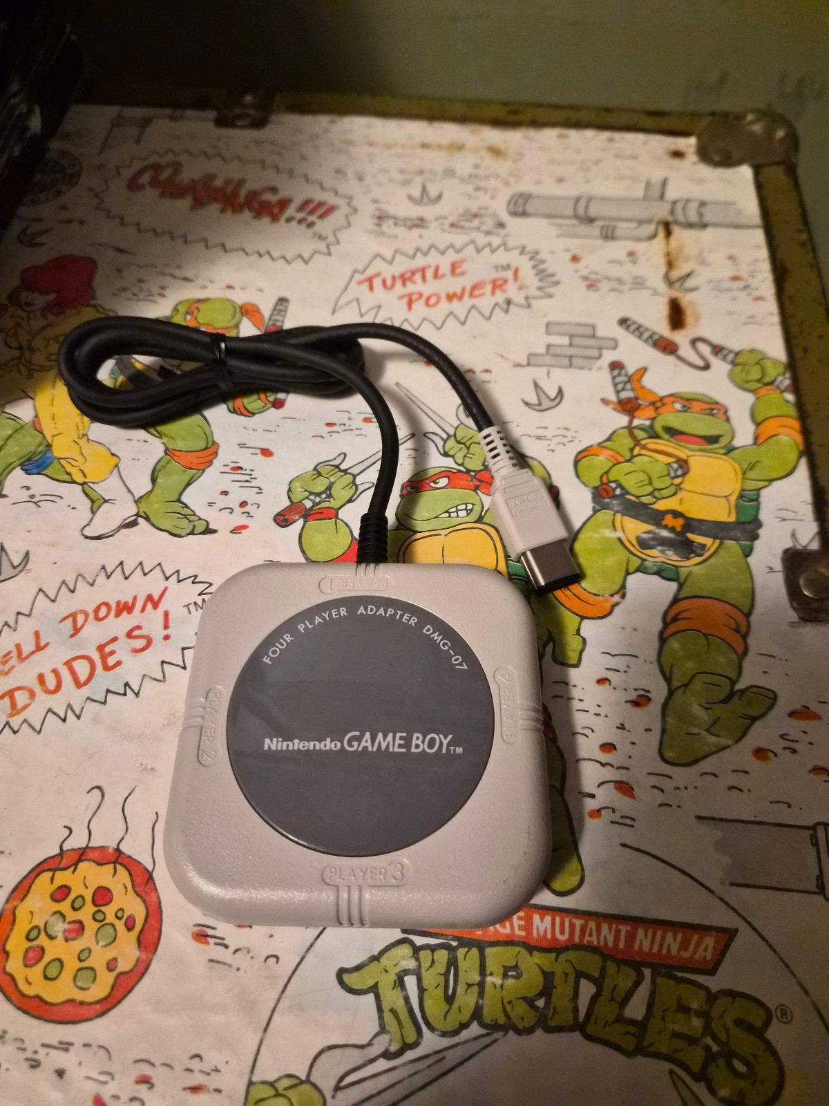 Authentic Nintendo Game Boy Four Player Adapter DMG-07 Multitap Tested 4 OEM