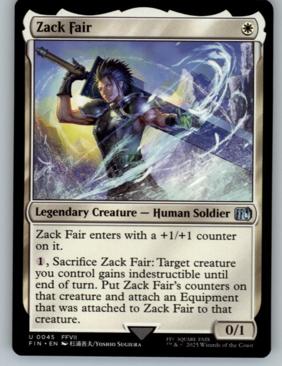 Zack Fair Commander: Final Fantasy Regular #45