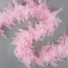 Zucker Chandelle Feather Boa Solid Color 72"-Candy Pink