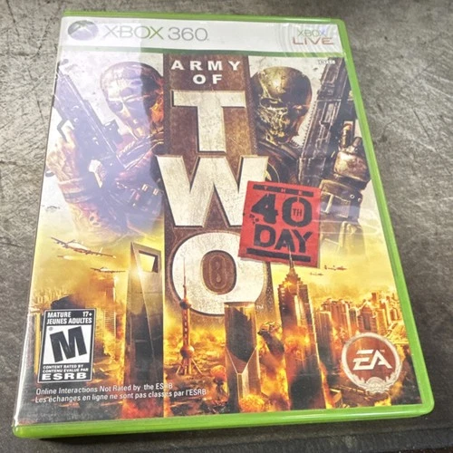 EA Army of Two: The 40th Day Xbox 360 2010 Shooter M NTSC-U/C Manual CIB