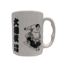 Sumo Wrestler Stance Yokozuna Hakuho Retirement Mug Bongduk Korea Fine Tableware
