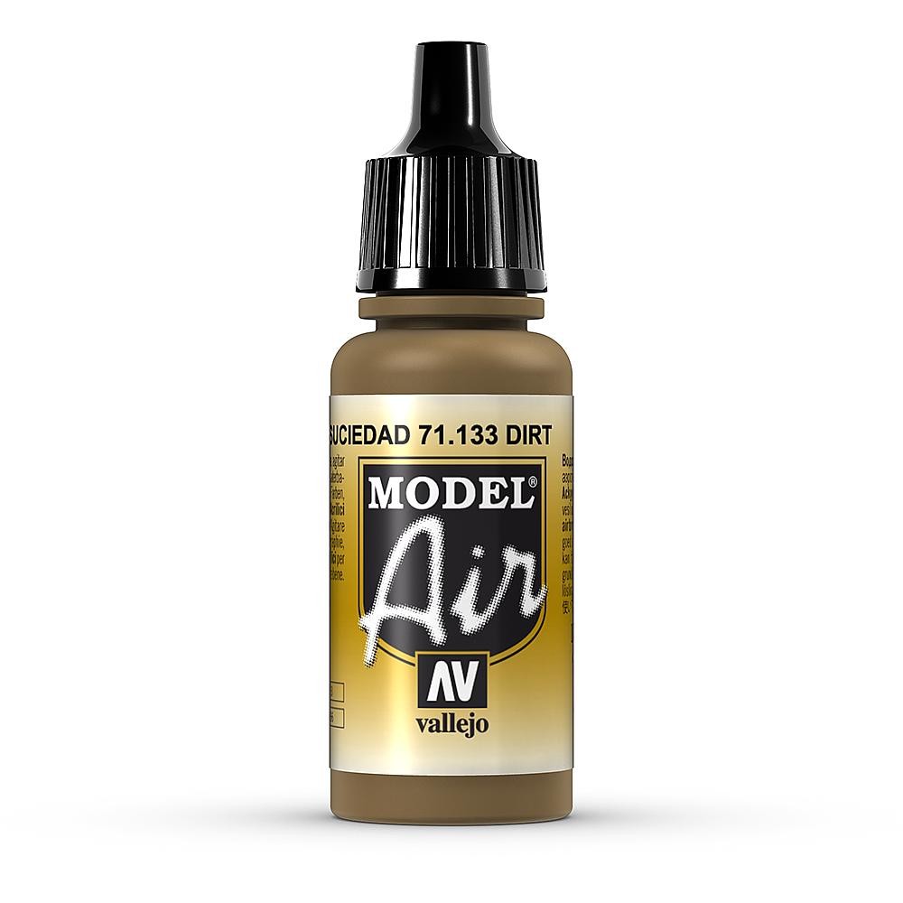 Vallejo Model Air Color 71.133 - Dirt - 17 Ml