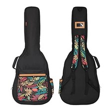 40 41 Inch Acoustic Guitar Bag 0.35 Inch Thick Padding Waterproof Dual