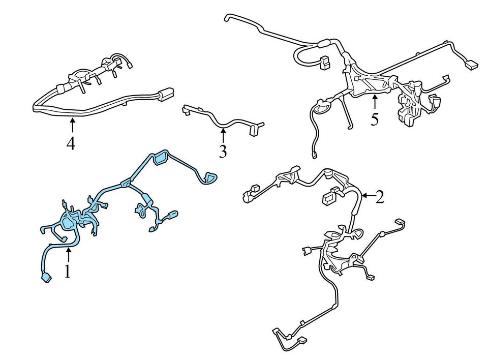 BMW 528I XDRIVE F10 2012-2016 2,0 L - Arnés de cableado del motor (módulo 2) 7619139 Foto 3 de 4