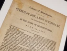 House Of Representatives SPEECH Of Anson Burlingame 1856 Civil War Abolitionist