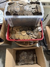X1 Kg Of Pre Decimal Coins from Fathers Attic (See description)