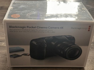 Blackmagic Design Pocket Cinema Camera 4K Camcorder - Black for