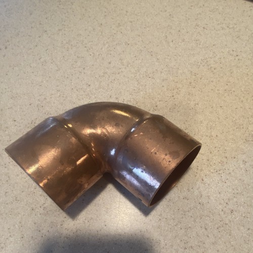 Copper 90° Elbow Pipe Fitting Sweat/Slip Unfinished 1.1-2 in 1 Pack