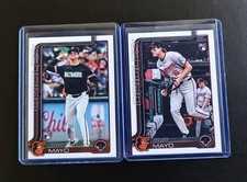 Coby Mayo 2025 Topps Series 1 Base #20 & Complete Set Image Variation Orioles RC