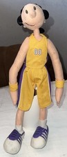 Vintage Olive Oyl Popeye Show Bendy Bendable Rubber Figure Toy L.A. Lakers