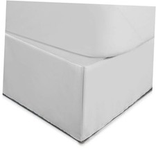 Size 21  Bed Skirt - Pleated Bed Skirt - Easy Fit Bed Skirts - King White