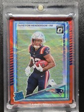 TreVeyon Henderson RARO rifrattore onda rossa Rc Patriots SP carta investimento 