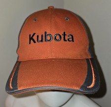 KUBOTA CAP HAT STRAP BACK ORANGE GRAY - Not Many Like This