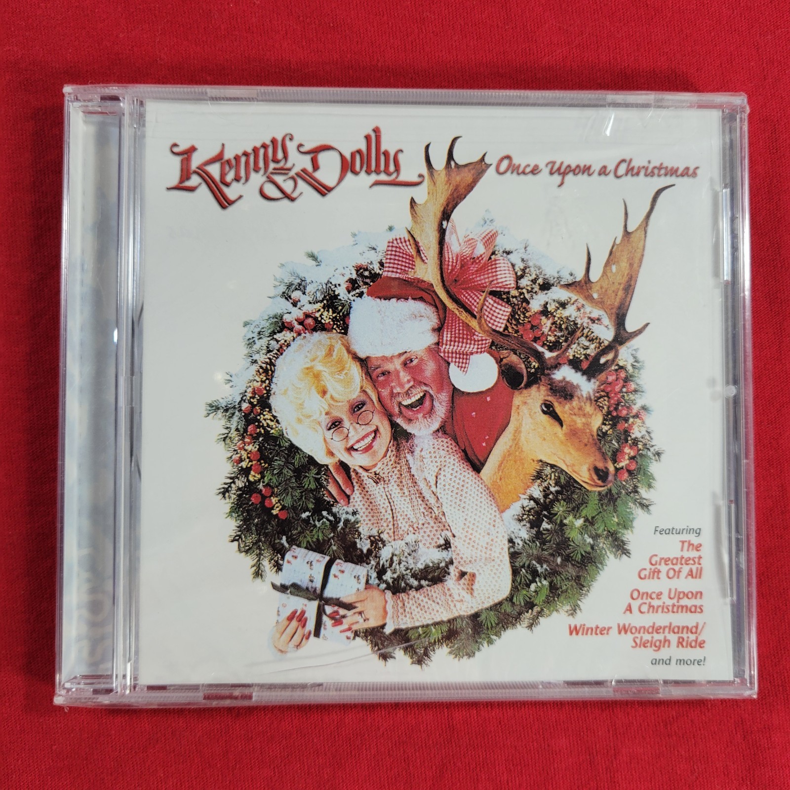 Kenny Rogers & Dolly Parton Once Upon a Christmas CD 1997 Santa Holiday NEW