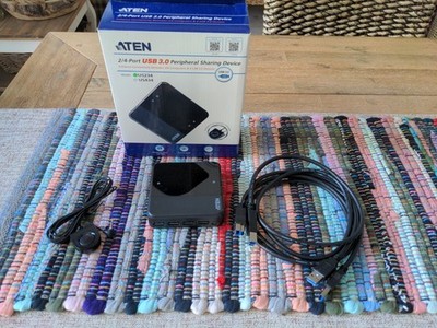 Aten US234 USB 3.0 Switch - 2 PCs, 4 Geräte