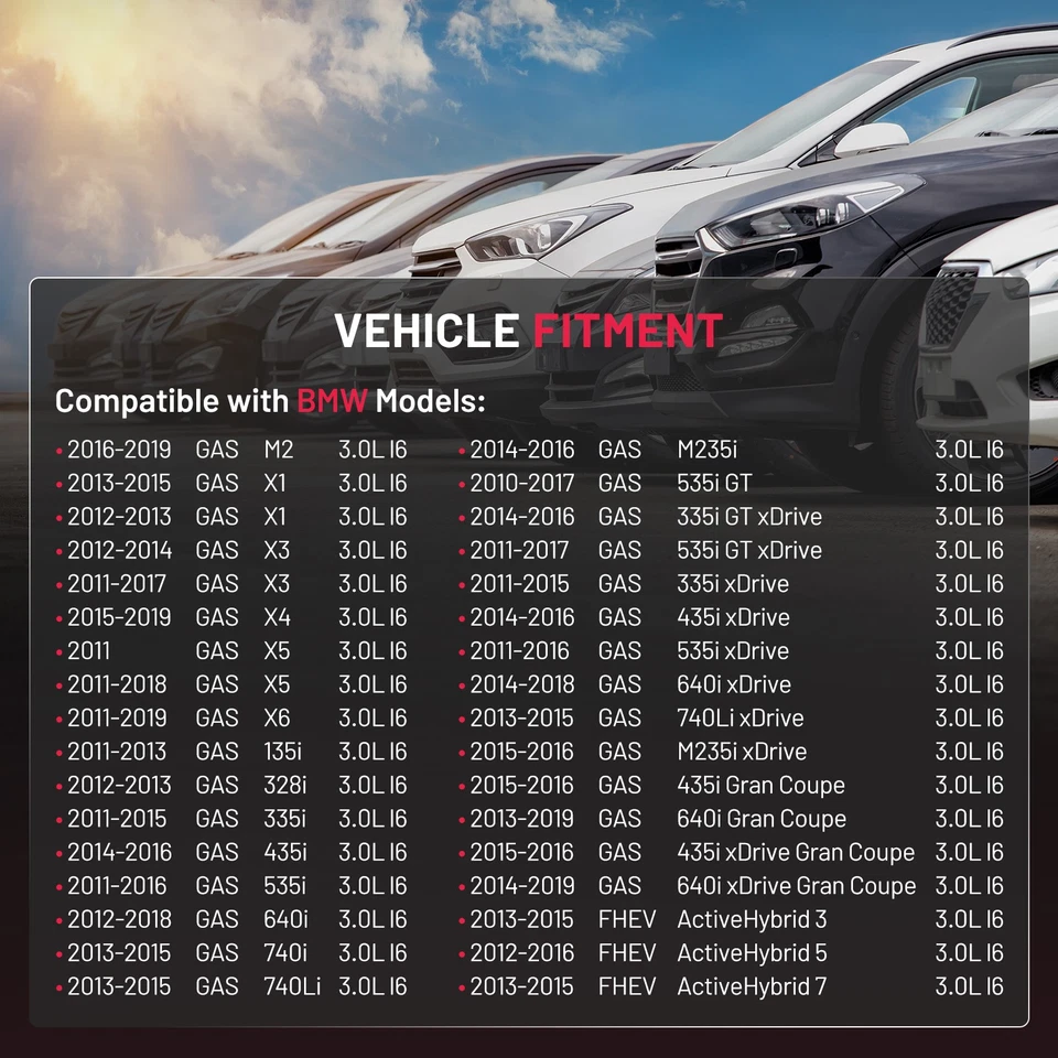 Engine Valve Cover & Gasket For 2011-2014 BMW X3 X5 X6 335i 535i xDrive - Image 2 of 4