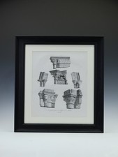 Architectural Lithograph Study: St. Hildebert, Gournay - Fragonard 1822 Plate 8