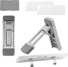 2pcs Foldable Keyboard Riser Stand for Desk, Adjustable Tilt  Portable Mini Lap