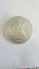 1842 SEATED LIBERTY DOLLAR VF++
