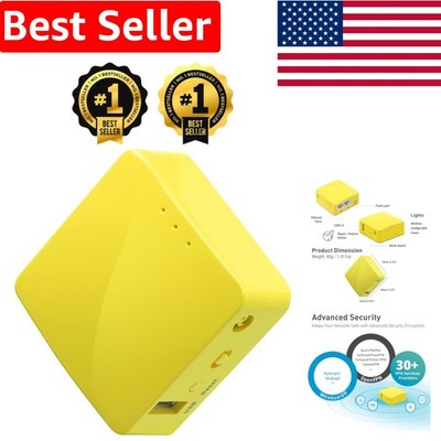 Lightweight Mango VPN WiFi Router for Secure Public Access - Easy Admin Setup