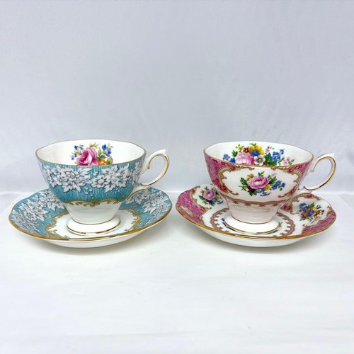 2Royal Albert Lady Carlyle Enchantment Cup Saucer Japan